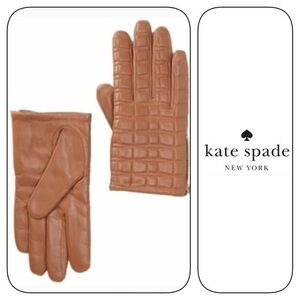 KATE SPADE GENUINE LAMB LEATHER GLOVES AC3